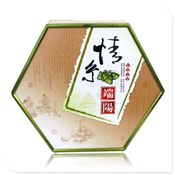 六邊形粽子鐵盒包裝,粽子鐵制品包裝,禮品盒生產(chǎn)廠家